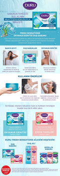 Duru Fresh Sensations Ocean Breeze Shower Soap 4 x 150g