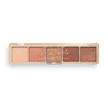 Revolution Pro Glam Soft Nude Eyeshadow Palette - 5 Matte & Metallic Shades - Vegan, Neutral, & Everyday Looks