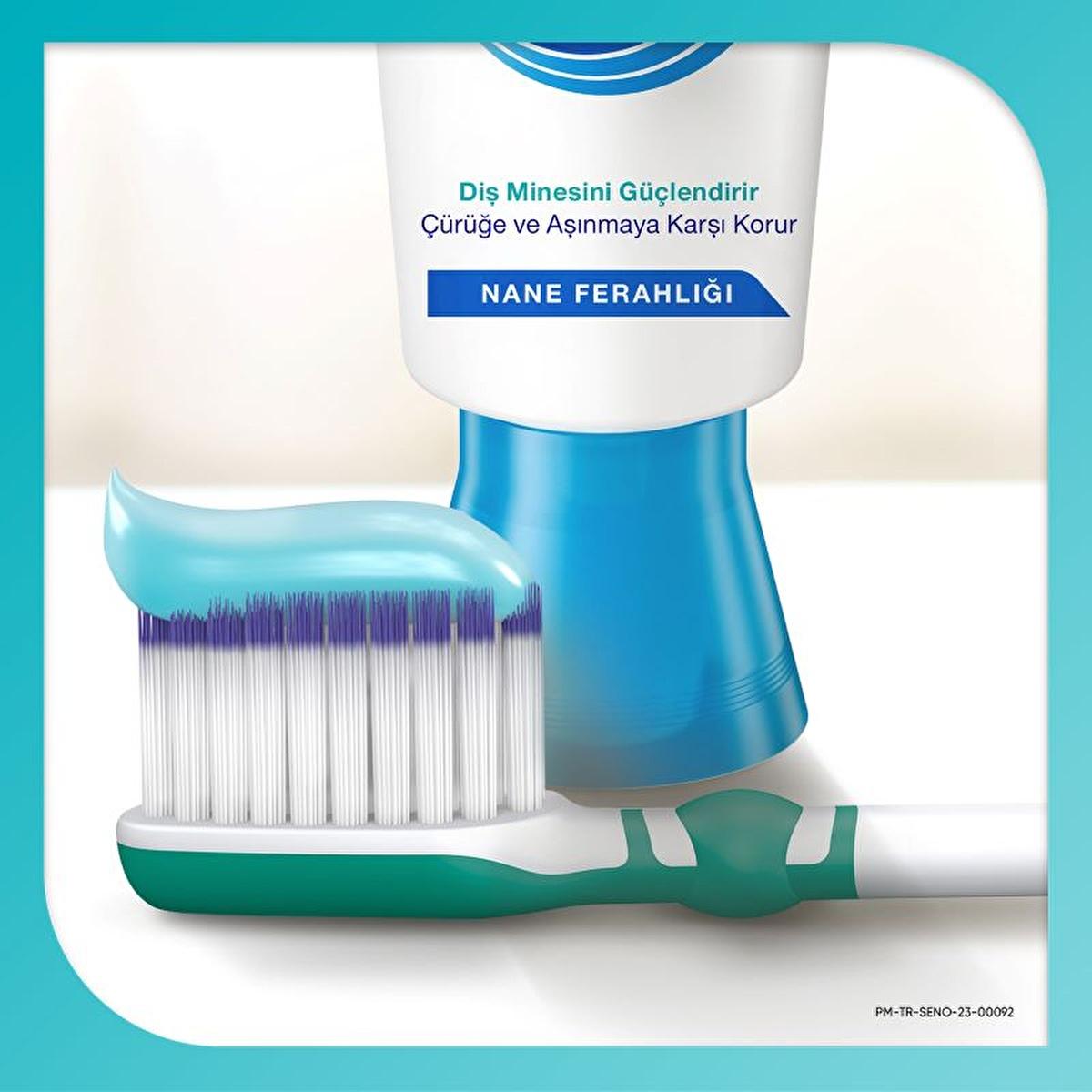 Sensodyne Promine Aktif Toothpaste - Strengthens Enamel, Whitens Teeth, 2.54 fl oz