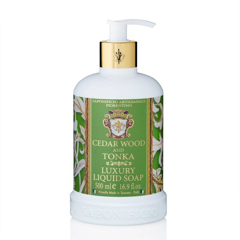 Saponificio Artigianale Fiorentino Cedarwood & Tonka Liquid Soap 500ml