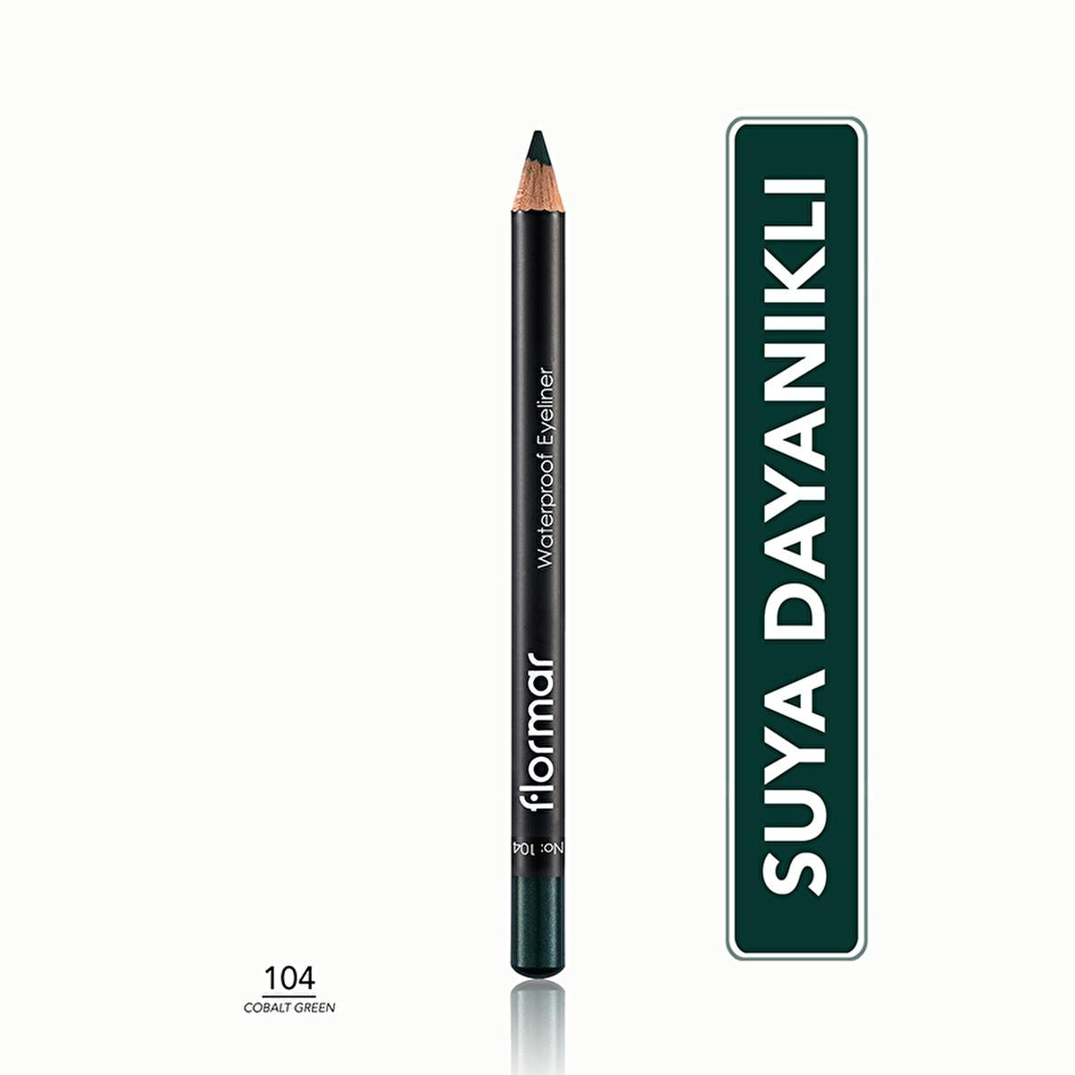 Flormar Waterproof Mat Eyeliner - Long-Lasting, Intense Pigment, Smudge-Proof - Flormar Waterproof Eyeliner