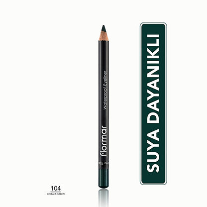Flormar Waterproof Mat Eyeliner - Long-Lasting, Intense Pigment, Smudge-Proof - Flormar Waterproof Eyeliner