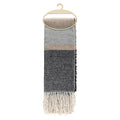 Eklips Black & Beige Scarf - Soft Winter Wrap