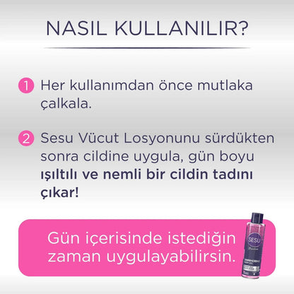 Sesu Shimmering Body Oil for Radiant Skin 150 ml