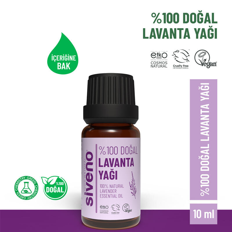 Siveno Natural Lavender Essential Oil for Skin & Hair 10 ml