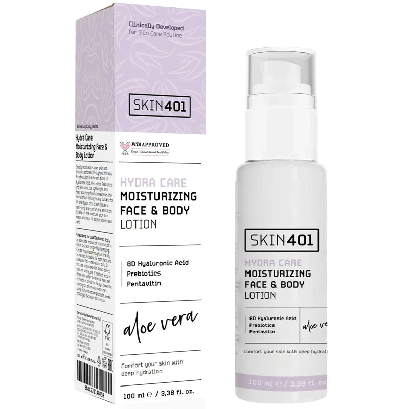 Skin401 Moisturizing Face & Body Lotion with Hyaluronic Acid 100ml