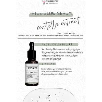 Skin401 Rice Glow Serum Brightening & Hydrating Formula 30 ml