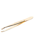 Solingen 7338 Slanted Gold Tweezers for Eyebrows