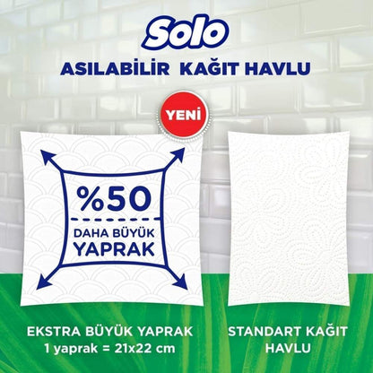 Solo Hangable Paper Towel High Absorbency Roll 1=7