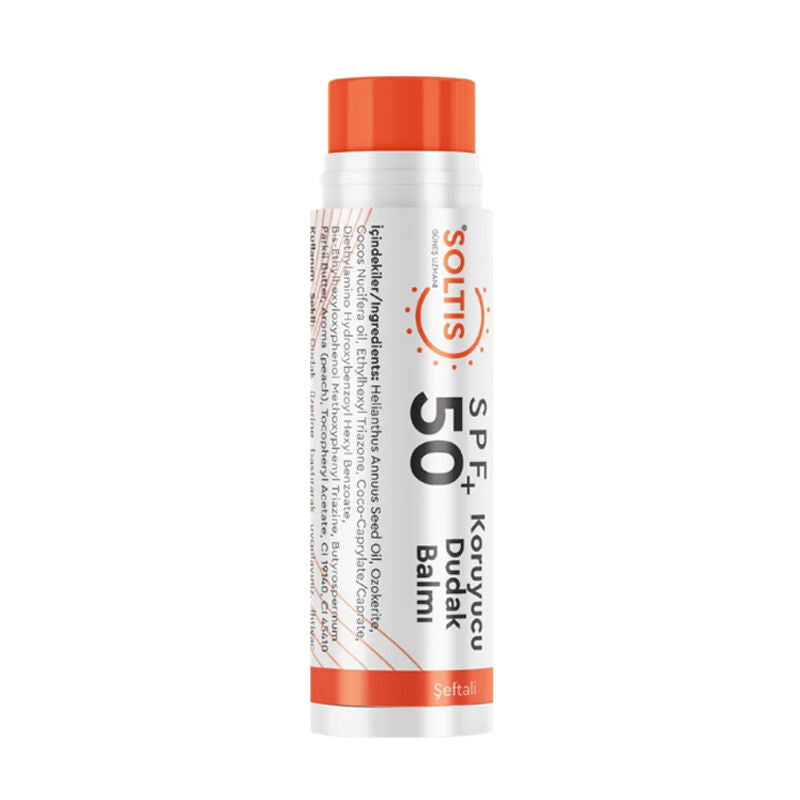Soltis Hydrating & Plumping Lip Balm SPF 50+ Peach 5 ml