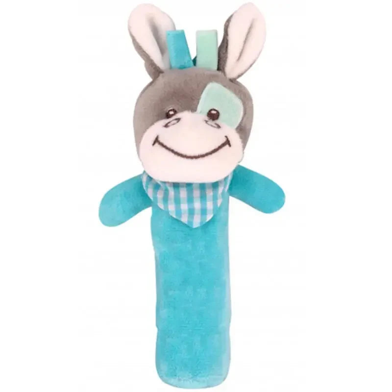 Sozzy Toys Squeaky Rabbit Rattle Toy for Babies 0-1 Years