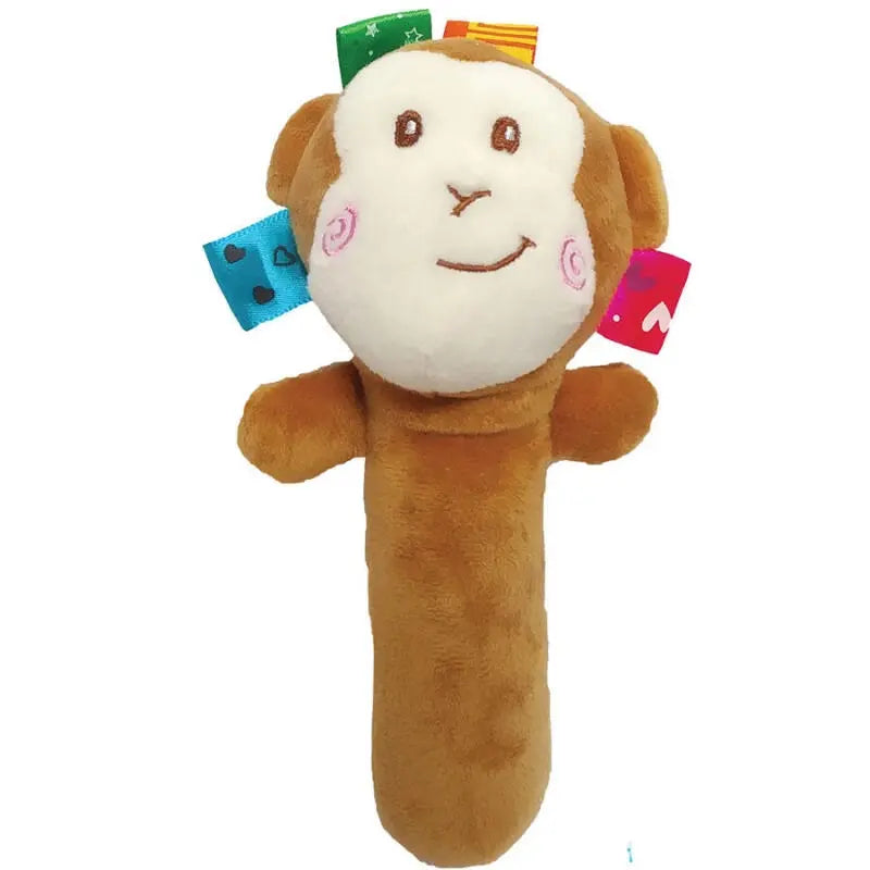 Sozzy Toys Monkey Squeaker & Rattle Toy for Babies