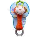 Sozzy Toys Plush Ring Monkey Baby Toy for Sensory Play