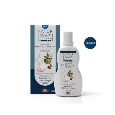 Otacõ Naturway: Garlic Shampoo for Hair Growth - Herbal Formula, Paraben & Silicone Free - Strengthens Damaged Hair, 10.14 fl oz