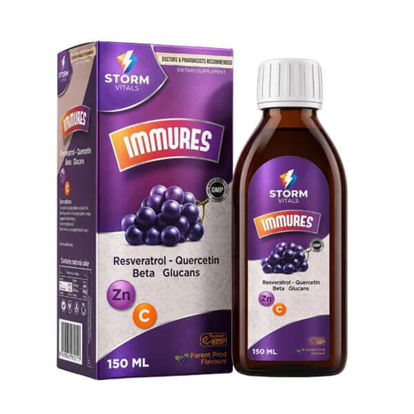 Storm Vitals Immures-Resveratrol Liquid Supplement 150 ml