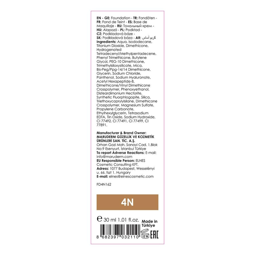 Maruderm Make Up Your Shades Foundation 4N 30ml