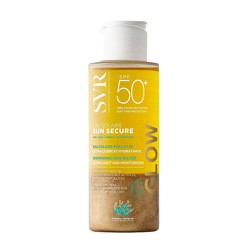 SVR Sun Secure Eau Solaire Glow SPF50+ Sunscreen Water 100 ml