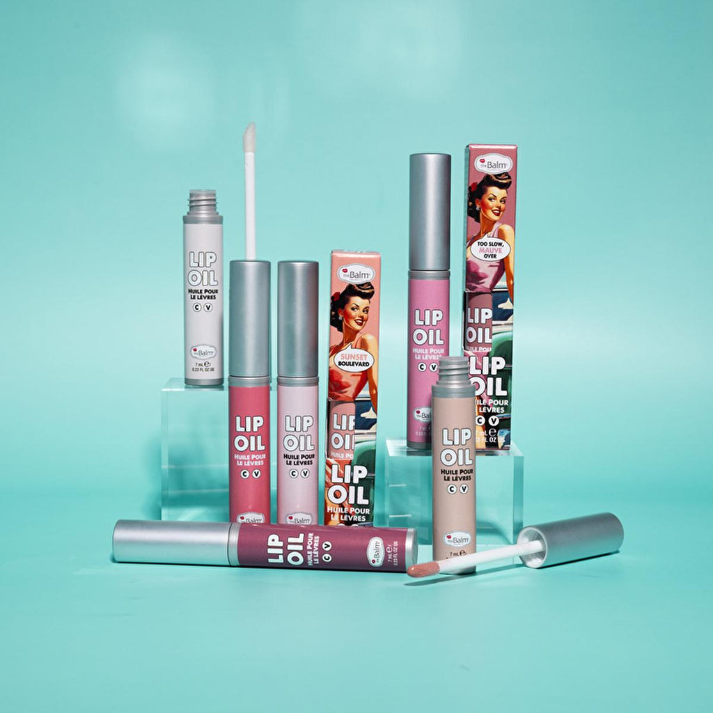 theBalm Berry Fast Lip Oil: Tinted, High-Shine, Non-Sticky - Hydrating Lip Care & Subtle Color