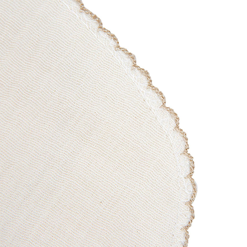 Babyjem Multi-purpose Muslin Baby Blanket - Soft, Versatile, and Gentle for Newborn Care - Ekru