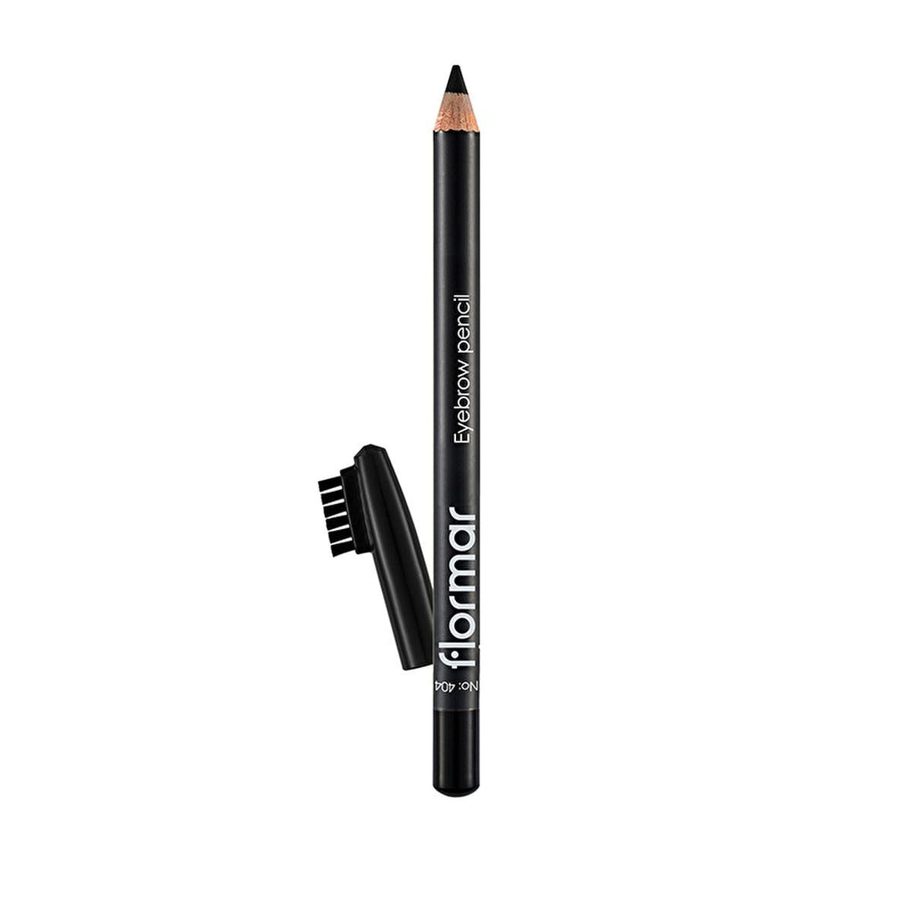 Flormar Eyebrow Pencil - Natural, Long-Lasting Eyebrow Makeup with Built-in Brush