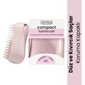 Tangle Teezer Compact Styler Pink Matte Chrome Hairbrush 1 Count