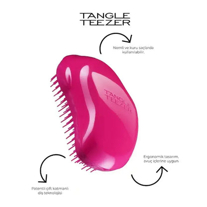 Tangle Teezer Original Fine & Fragile Detangling Brush Berry Bright