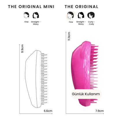 Tangle Teezer Original Fine & Fragile Detangling Brush Berry Bright