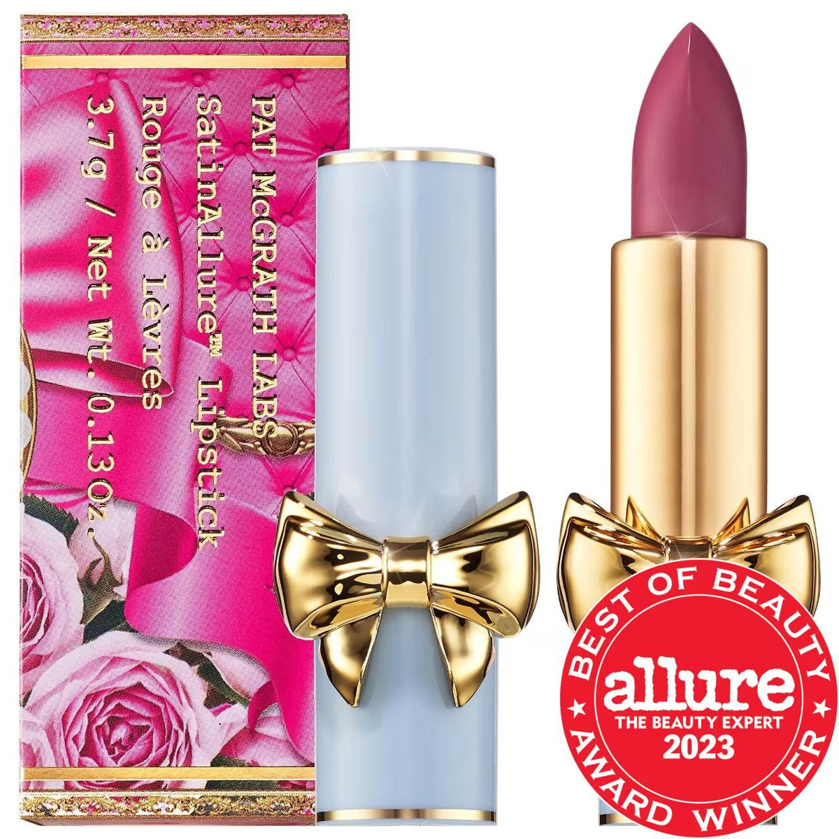 SatinAllure Lipstick - Hydrating Satin Finish Lip Color with Botanical Collagen