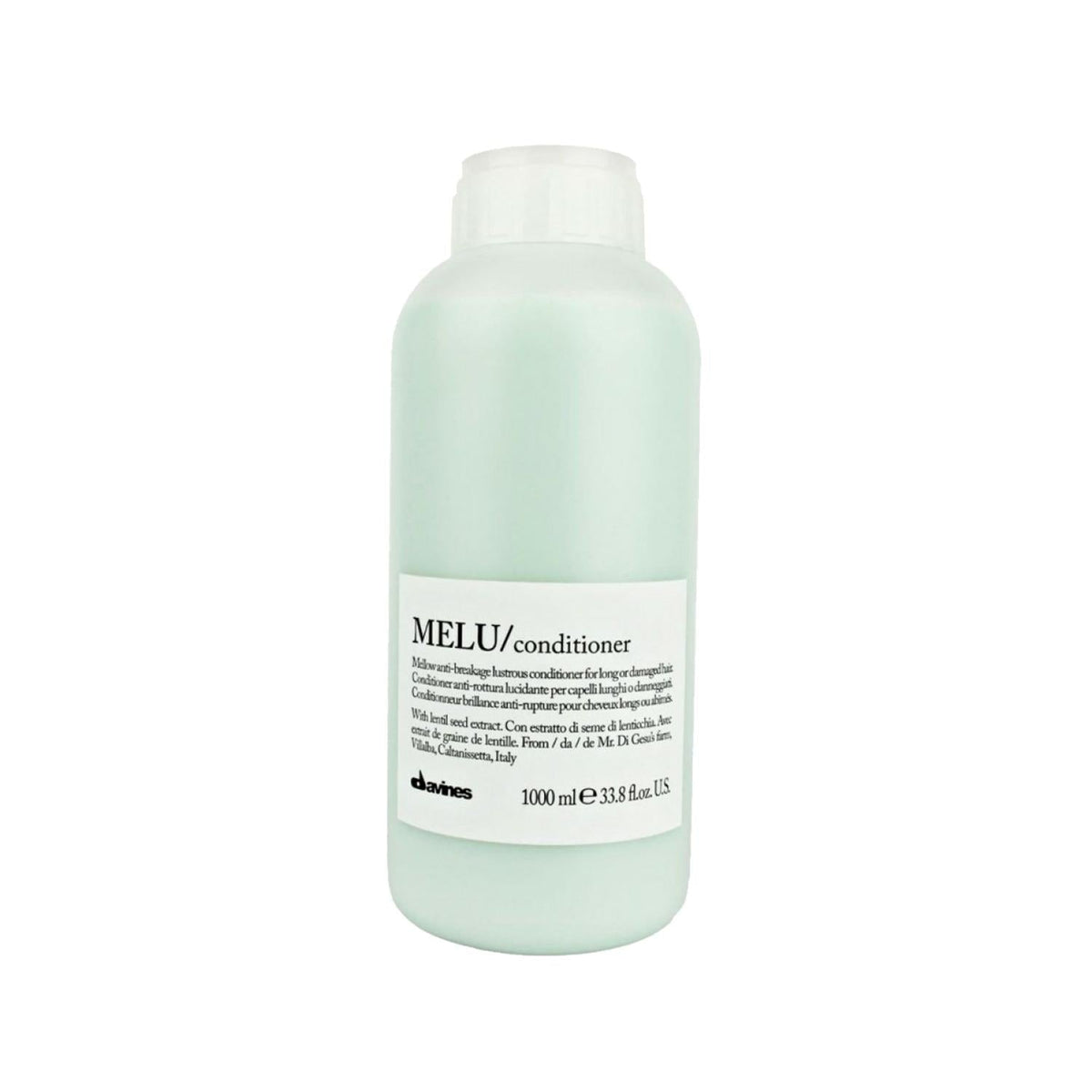 Davines Melu Mellow Breakage Prevention Shine Enhancement Hair Cream 1000ml - Nourishes Dry Damaged Hair