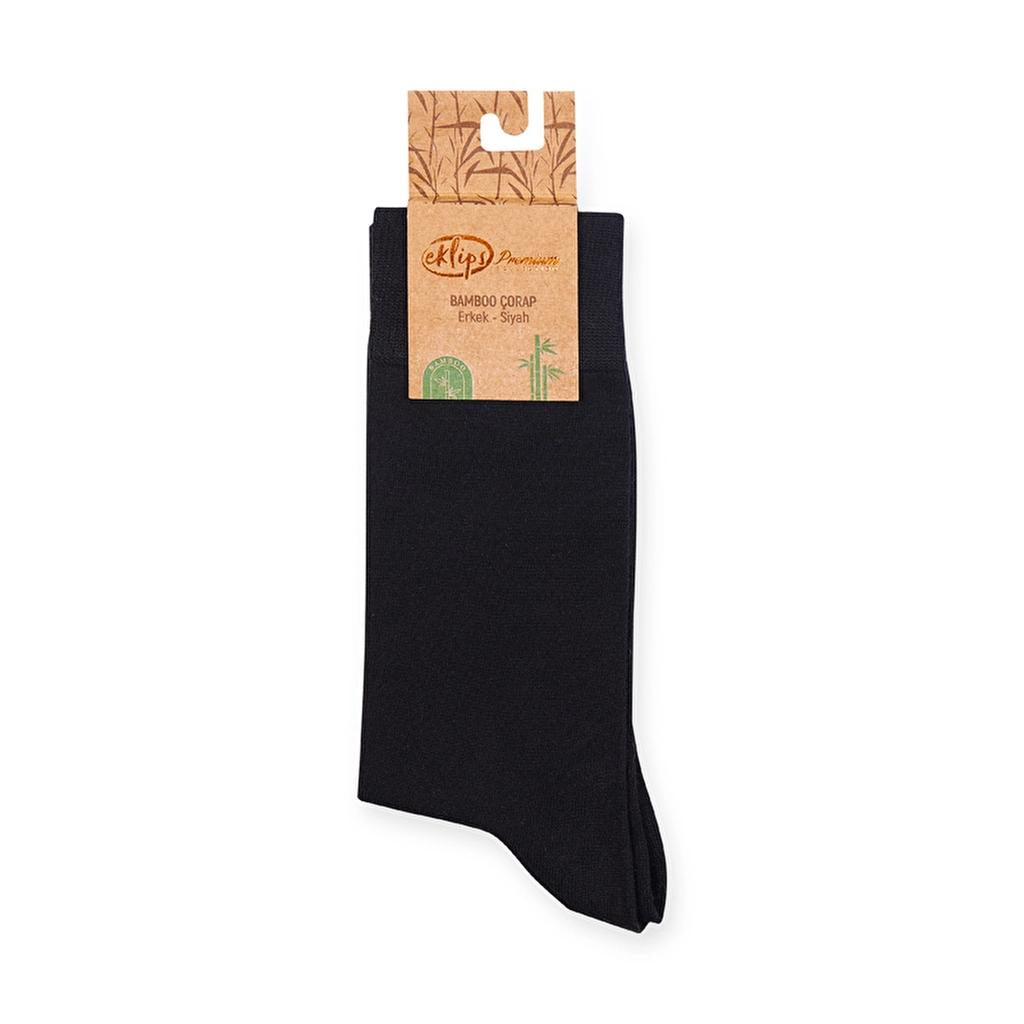 Eklips Men's Bamboo Socks in Black - 1 Pair