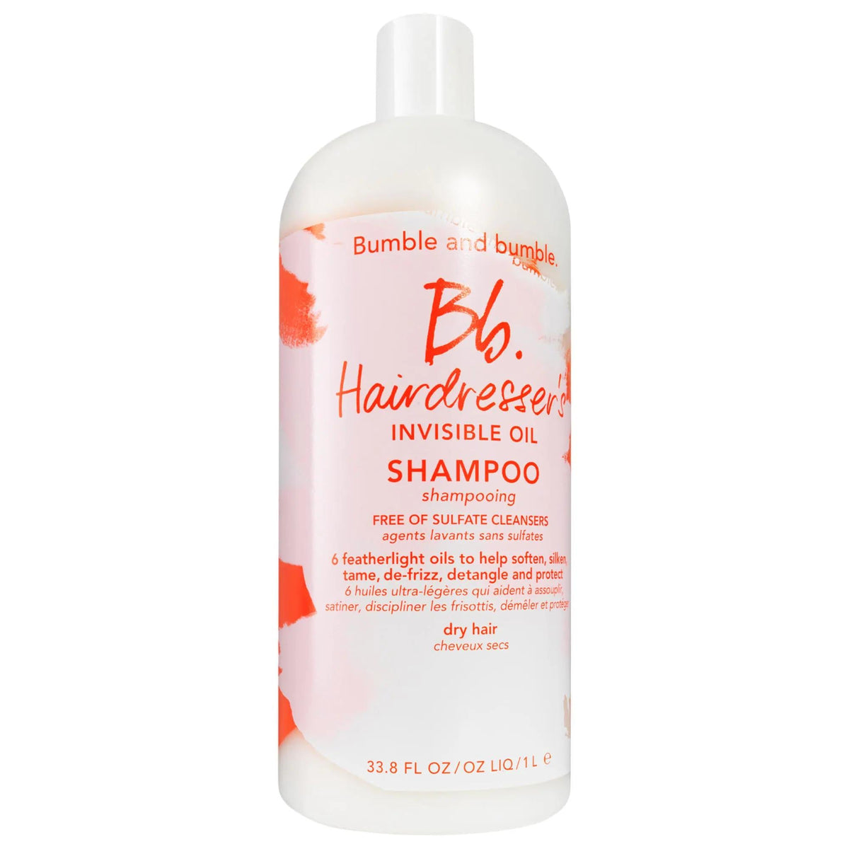 Hairdresser's Invisible Oil Shampoo - Hydrating, Frizz Reducing, Sulfate-Free Hair Care