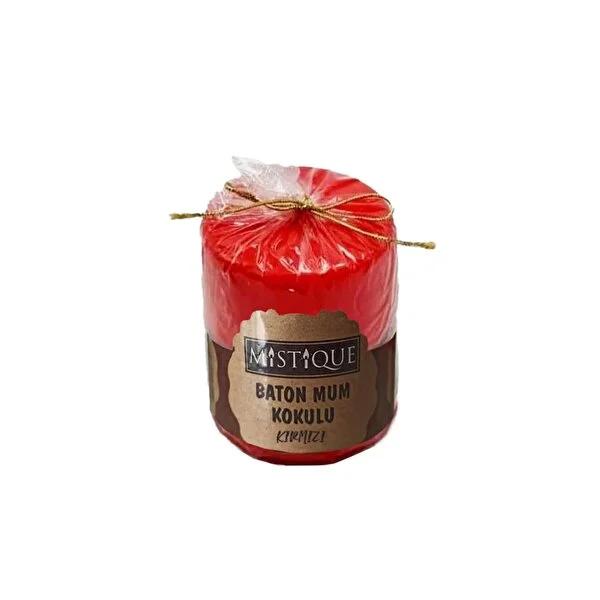 Mistique Red Baton Scented Candle, Small 1.97x1.97, Aromatherapy, Home Fragrance - Create a Relaxing Atmosphere