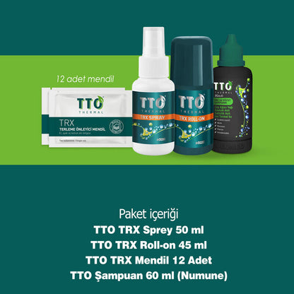 TTO Anti-Perspirant Care Set with Tea Tree Oil 4-Piece Kit