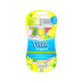 Gillette Venus Disposable Women's Razors - 3 Count, Tropical Scent - Hygienic Shaving Solution for Women
