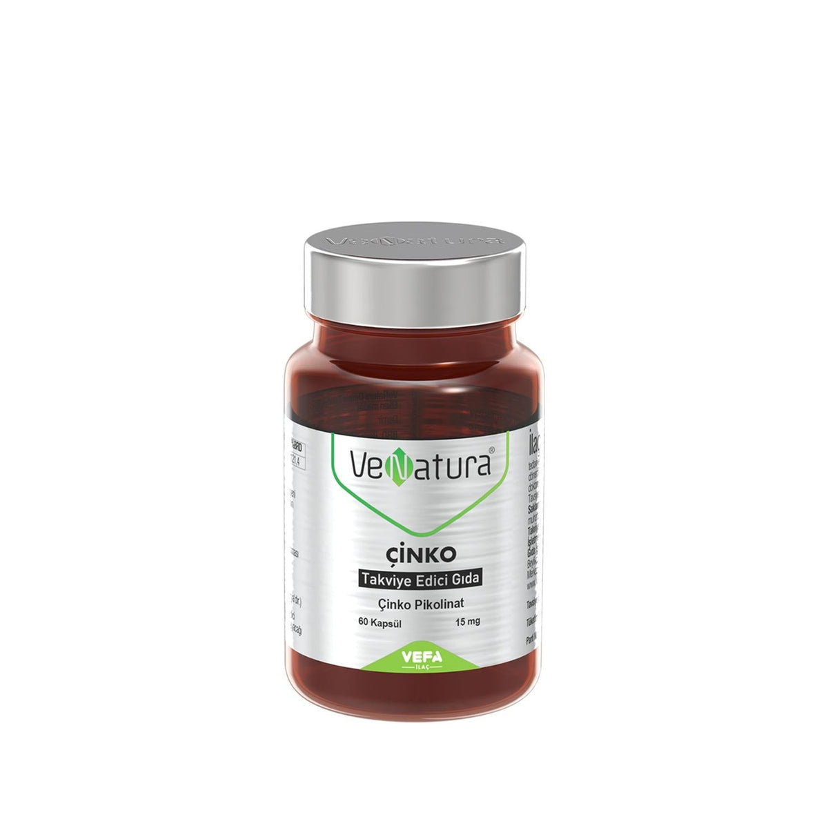 VeNatura Zinc Dietary Supplement for Immune Support 60 Capsules