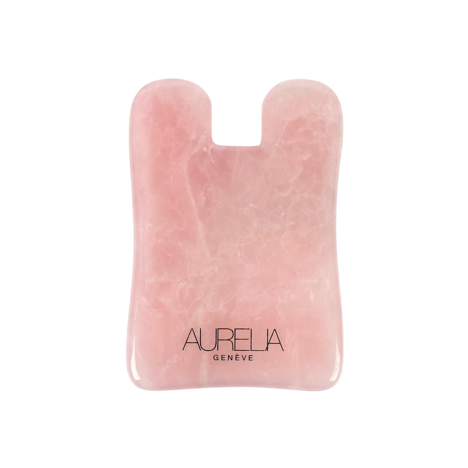Aurelia Geneve Rose Quartz Gua Sha Facial Massage Tool