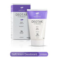 Deotak Sensitive Skin Deodorant Cream - Long Lasting Odor Protection, Gentle Formula