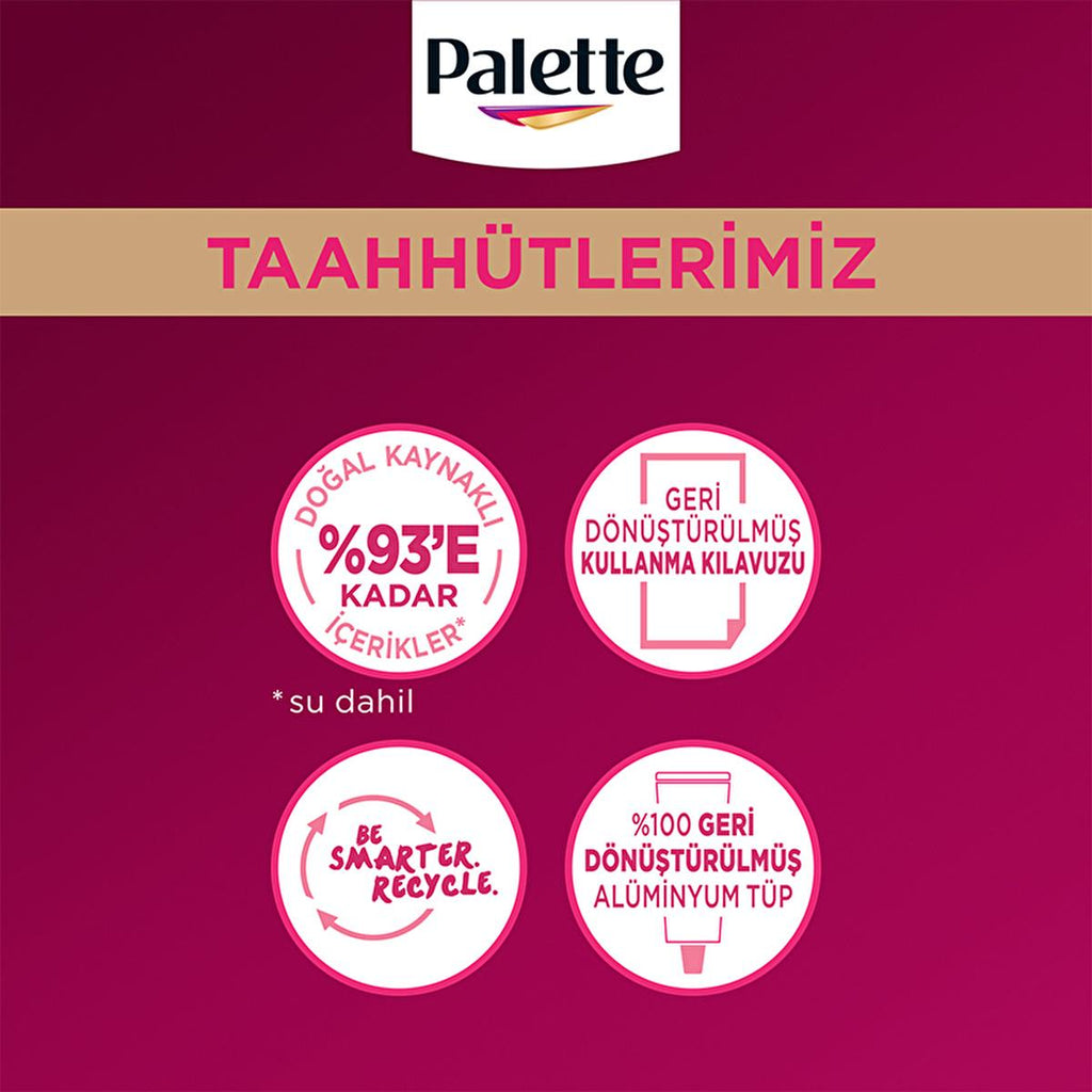 Palette Deluxe Hair Dye - Long-Lasting Coffee Brown Color with Nourishing Formula