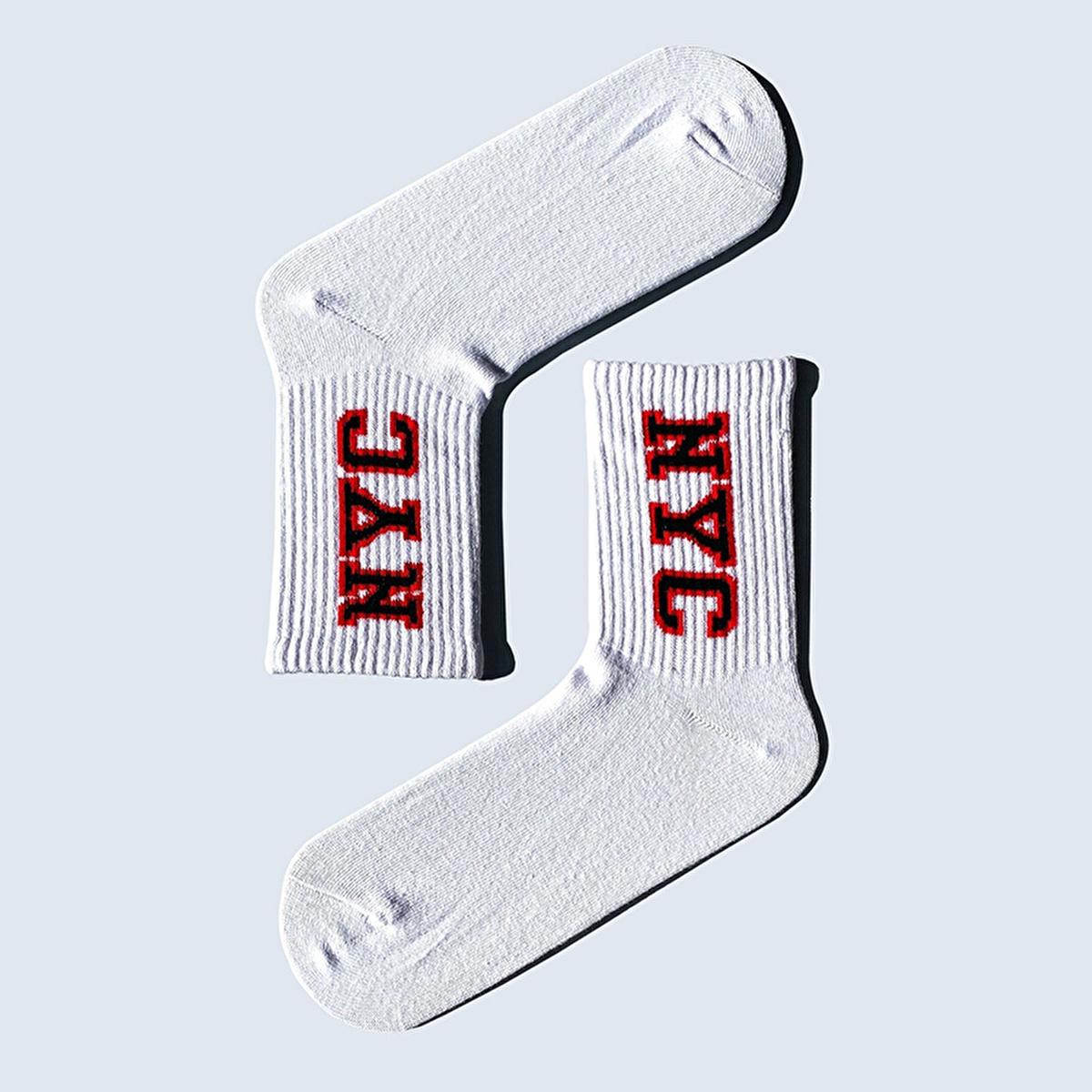 Carnaval Socks 7-Pack Slogan Designed Comfortable Cotton Socks Set for Everyday Wear