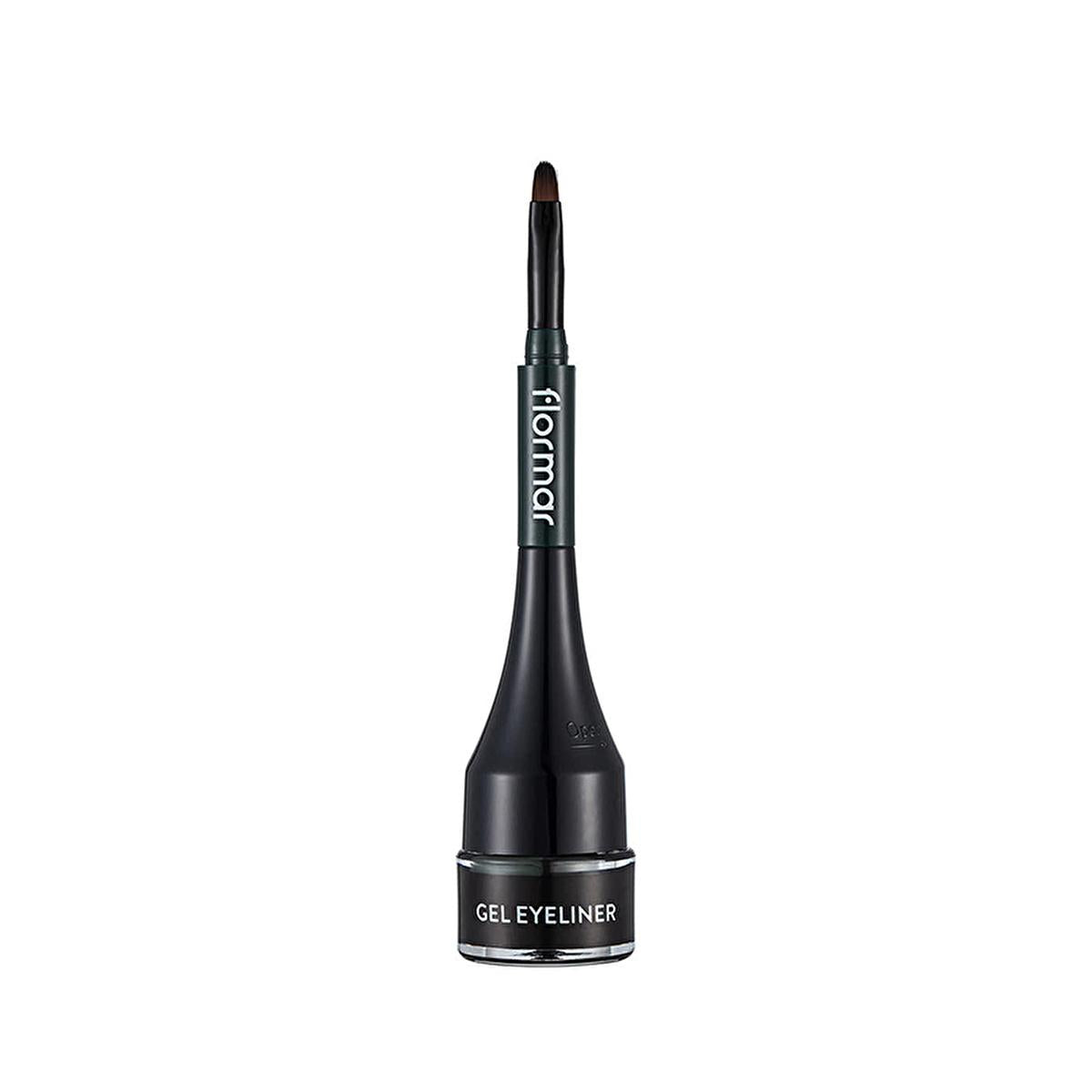 Flormar Gel Eyeliner - High-Pigment, Matte Finish, Coconut Oil Infused - Green, Blue, Brown, Black