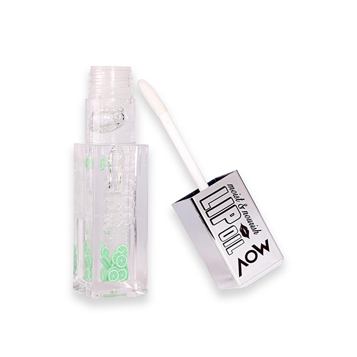 Mov Lip Oil: Hydrating & Nourishing Lip Treatment with Refreshing Green Lemon Scent - Non-Sticky Formula for Glossy, Soft Lips