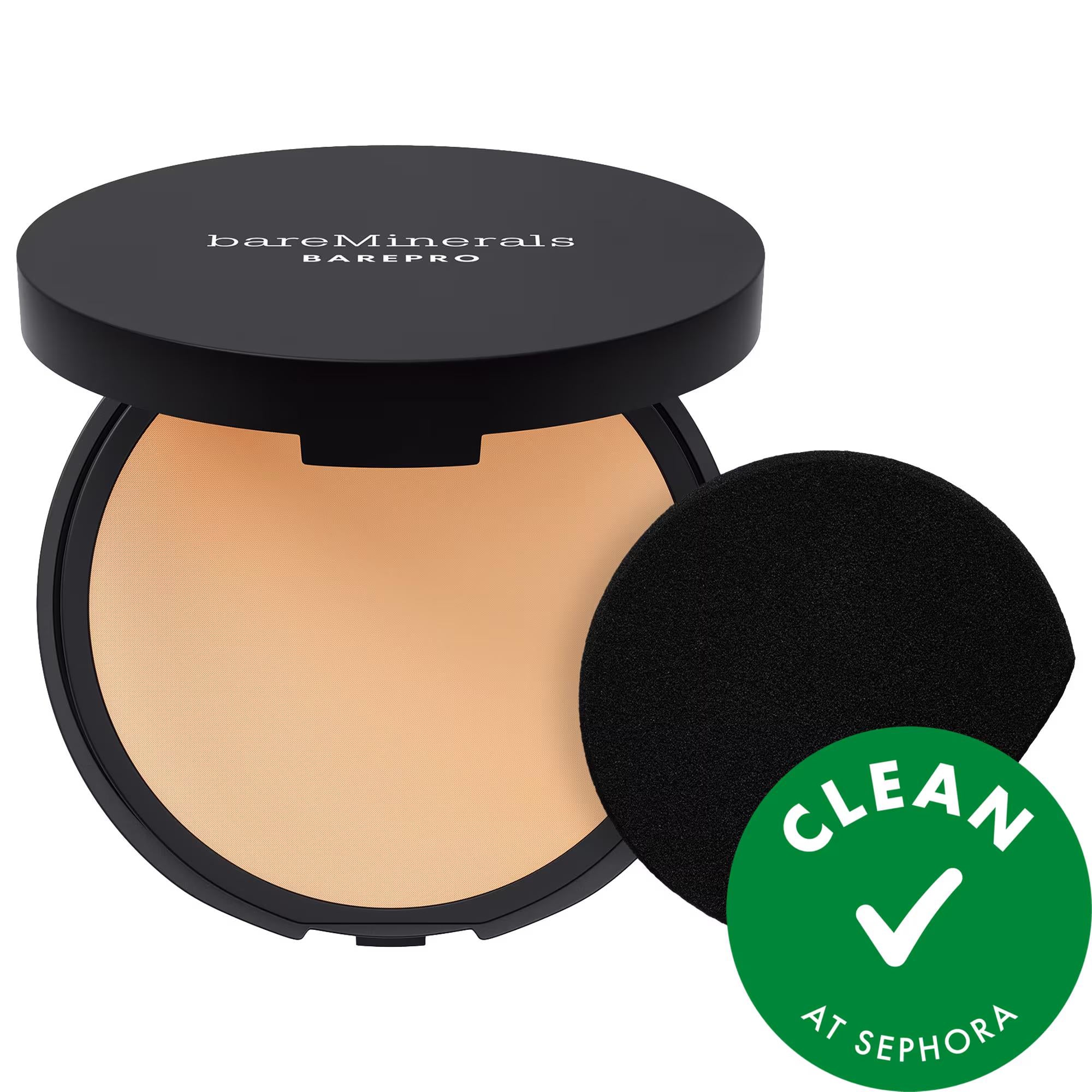 BAREPRO® Talc-Free Pressed Powder Foundation - 24HR Matte Finish, Vegan & Cruelty-Free
