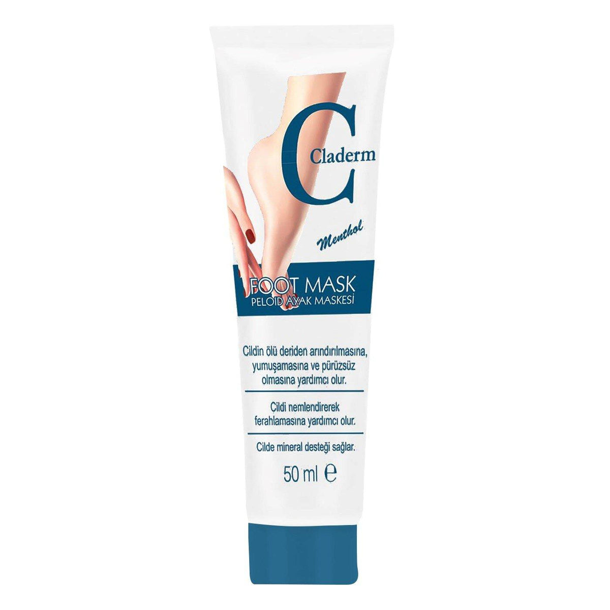 Claderm Clay Foot Mask for Soft Heels 50 ml