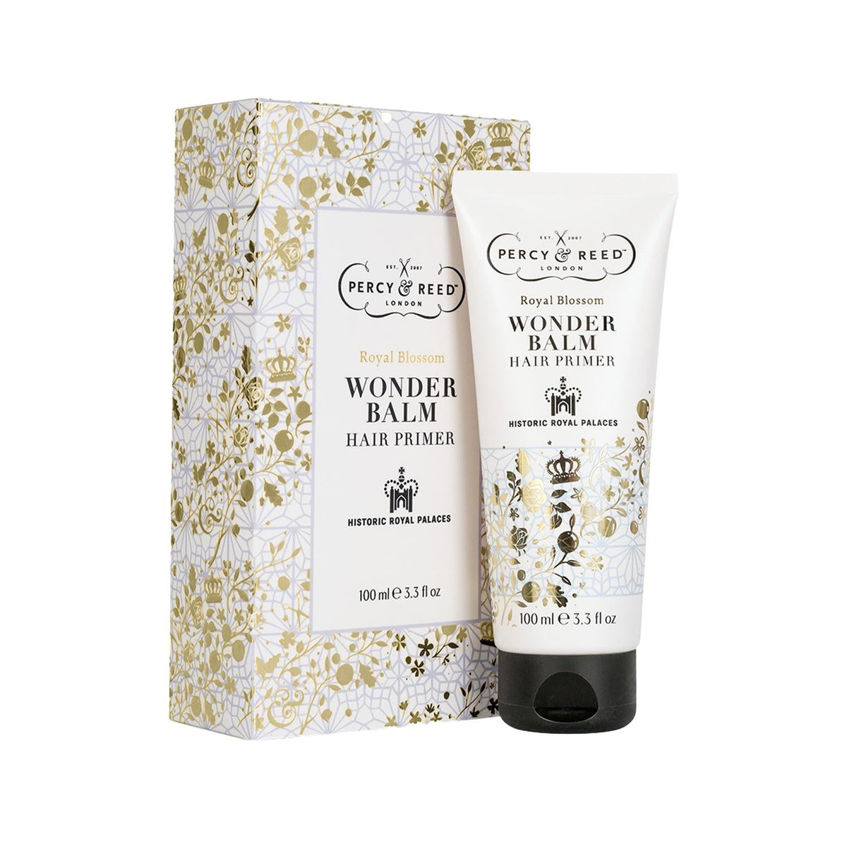 Percy & Reed Royal Blossom Hair Balm: Floral Scented Hair Care & Styling for Shine & Manageability - 100 ml