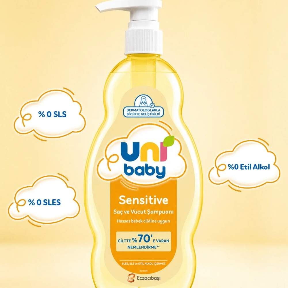 Uni Baby Sensitive Hair & Body Wash 500ml