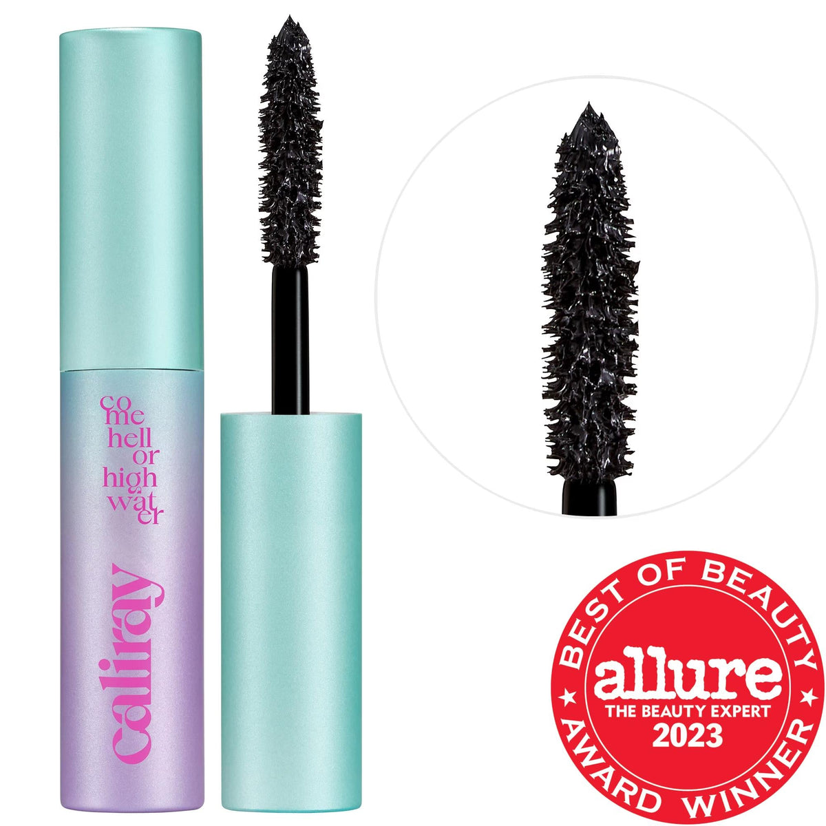 Mini Come Hell or High Water: Volumizing & Lengthening Tubing Mascara - Water Resistant, Smudge-Proof, Vegan, Cruelty-Free Mascara for Long-Lasting Definition