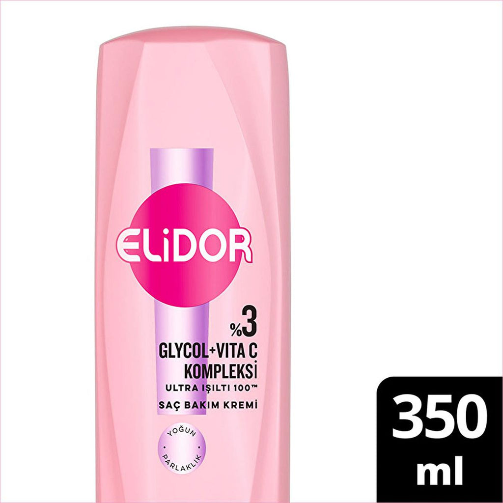 Elidor Ultra Işıltı 100 Hair Care Cream - Intense Shine & Nourishment for Damaged Hair