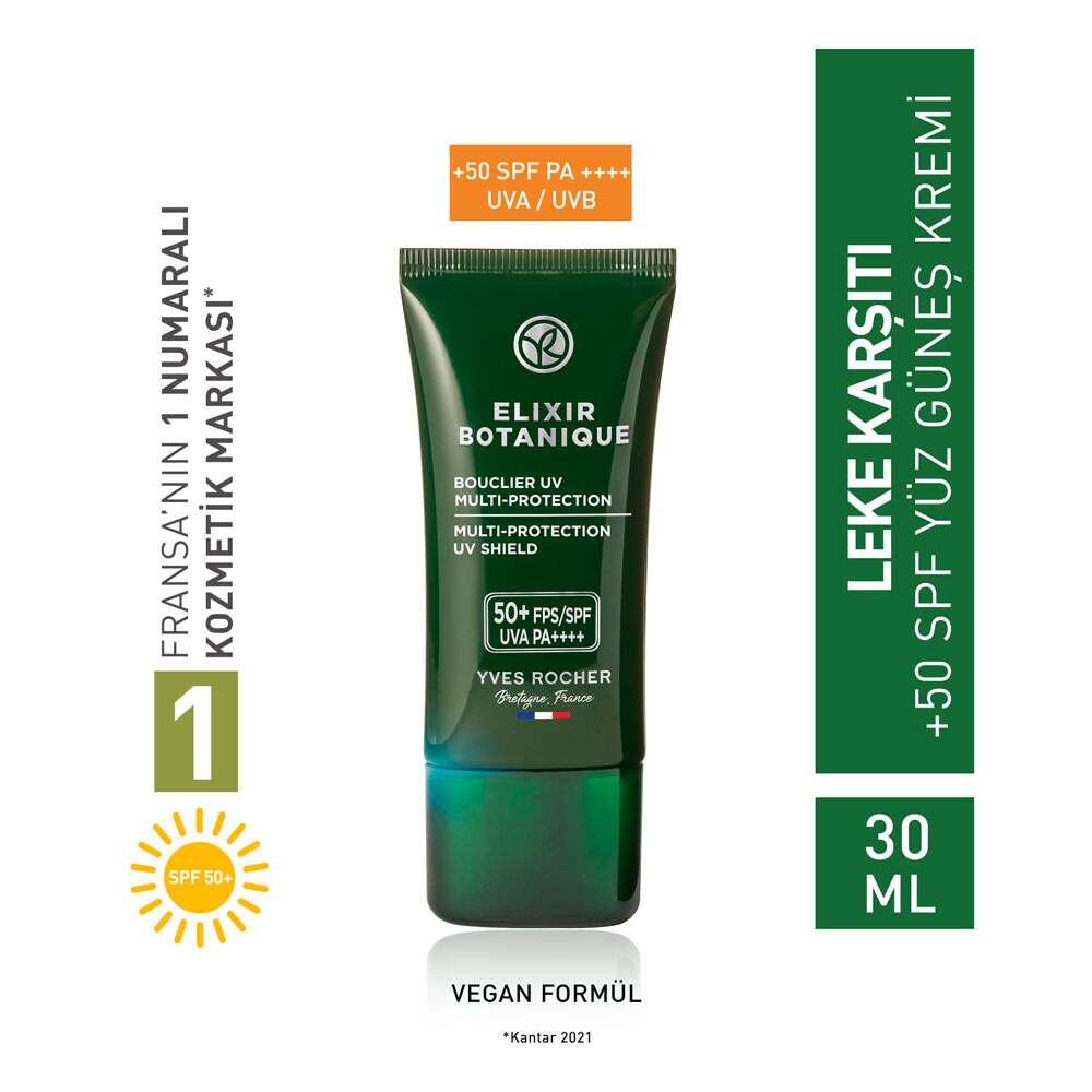 Elixir Botanique 50+ SPF Anti-Aging Face Cream - Natural Botanical Skincare with High UV Protection