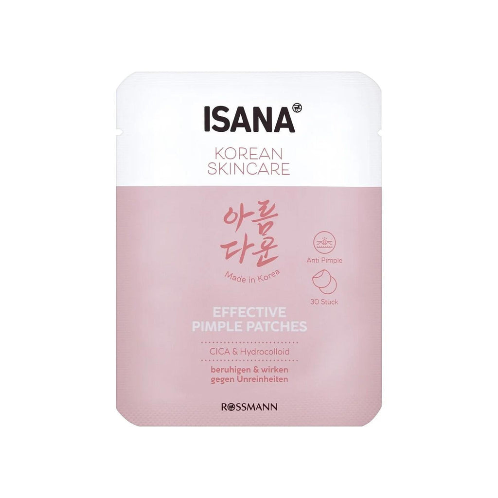 Isana Cica Hydrocolloid Spot Patches for Clear Skin 30 Count