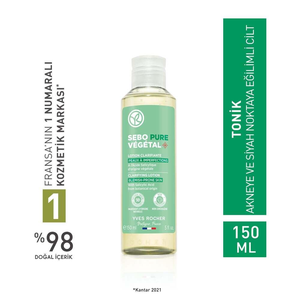 Toner - Sebo Pure Vegetal Facial Toner for Acne-Prone Skin - Natural Botanical Skincare